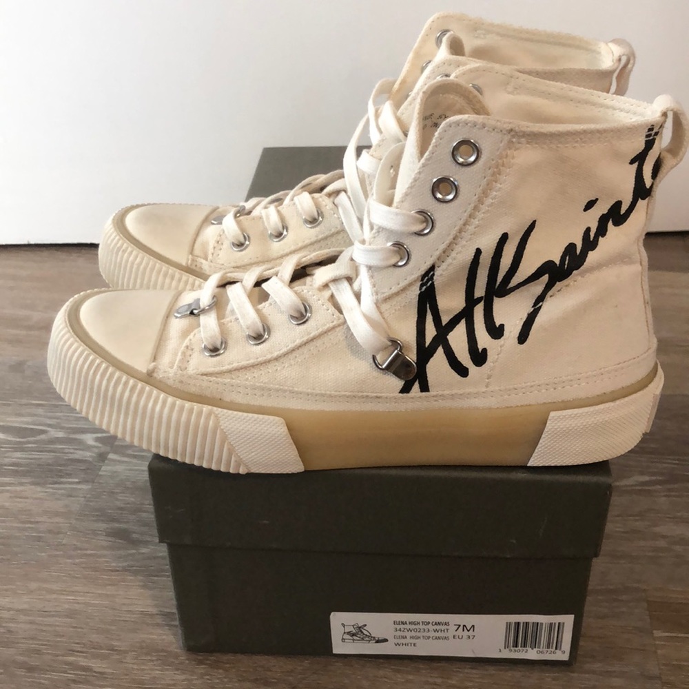 All Saints Elena high top canvas